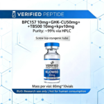 KLOW80(BPC157 10mg+GHK-CU50mg+TB500 10mg+kpv10mg)
